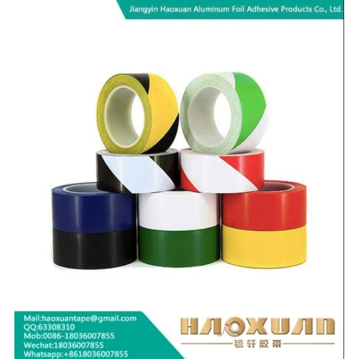 أشرطة تحذير لاصق PVC