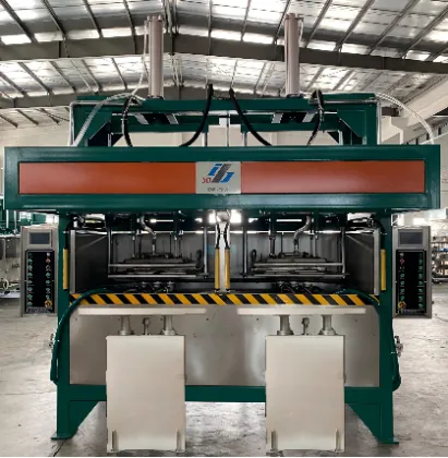 Double-cylinder double-station feeding forming machine