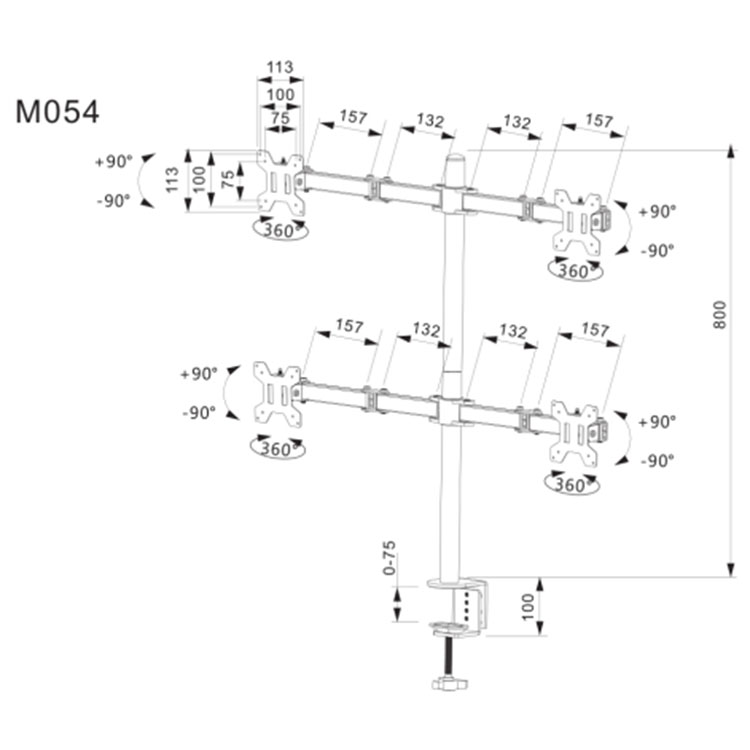 industrial monitor arm