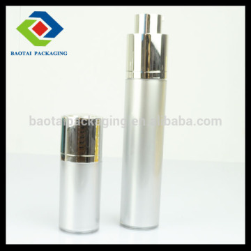 nice rectangular round bottle airless series with pump made by injection color