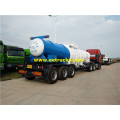 19000 Liters V Shape H2SO4 Trailer Tanks