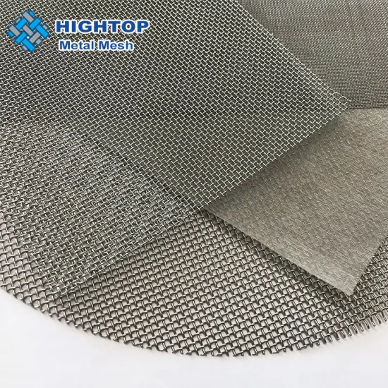 Plain Weave Pure Titanium Metal Mesh Fabric: 10, 20, 30, 40 Mesh Sizes Available