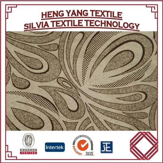 Factory Outlets Burnout Flocking for sofa upholstery fabric polyester sofa fabric