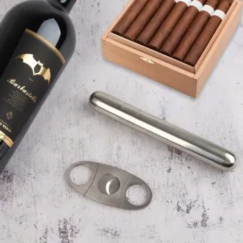 Wholesale High Quality Oval Cigar Scissors Stainless Steel Custom Logo Cutter