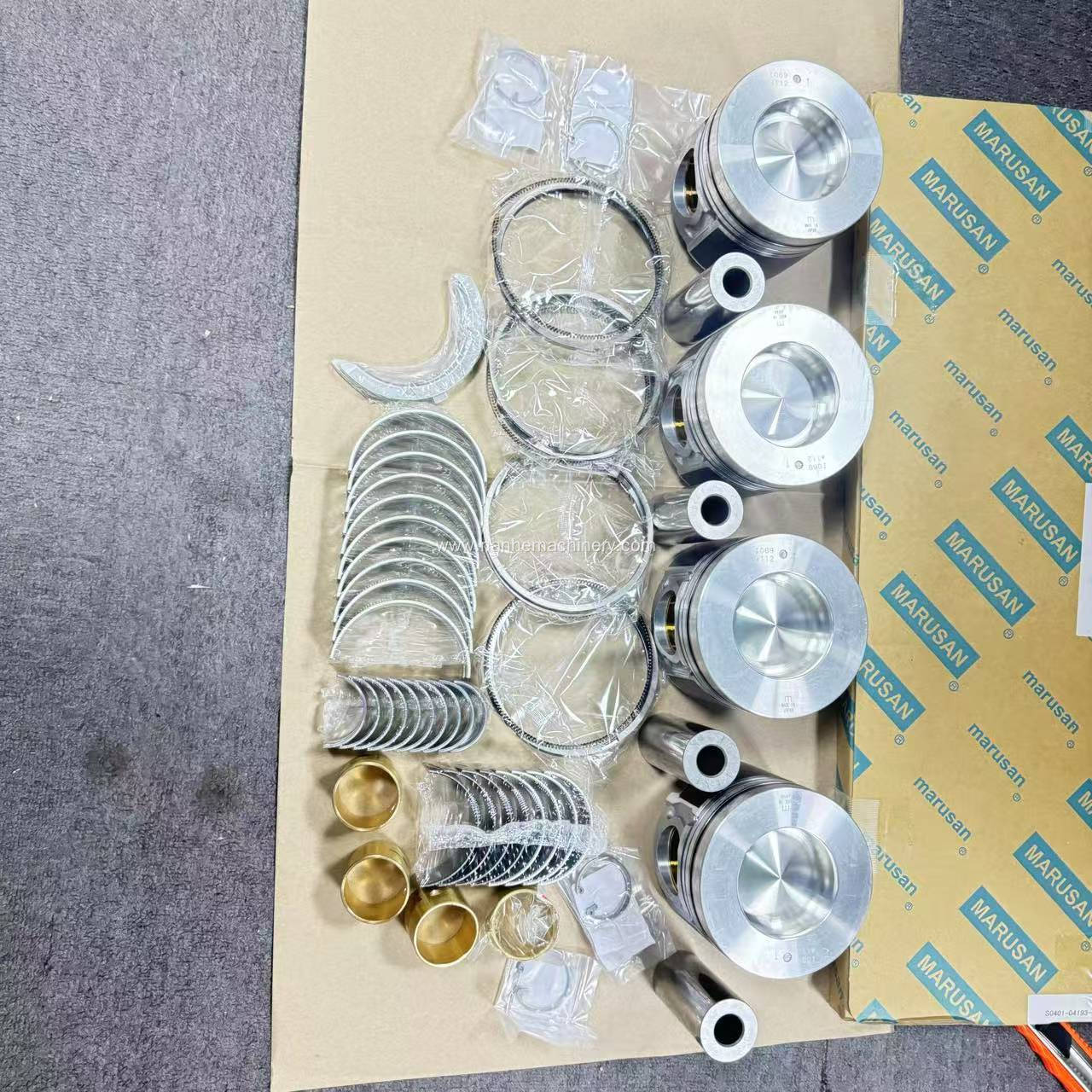 Engine Overhaul Kit for Hino J05E/J08E: Piston Liner, Rings, and Gasket Kit