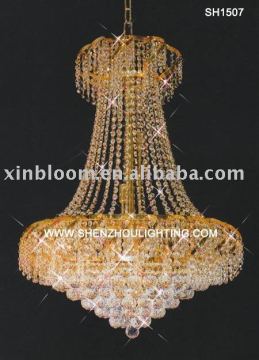 2015 new items crystal pendant lamps with more diamond very shiny and beautiful ,suitable for the home and hotel .