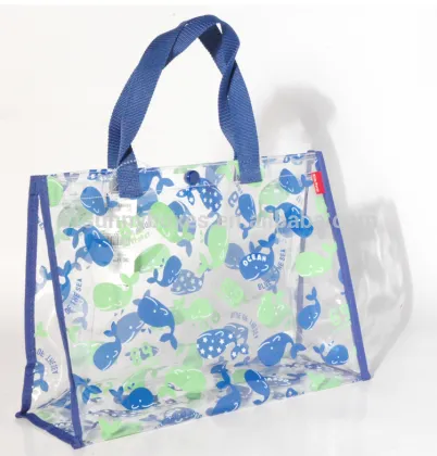 Japanese Transparent Hot Sale plastic beauty makeup Bag