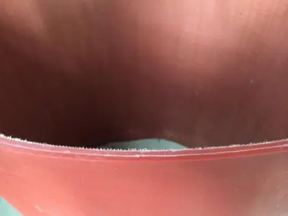 Chemical resistance silicone rubber fabric