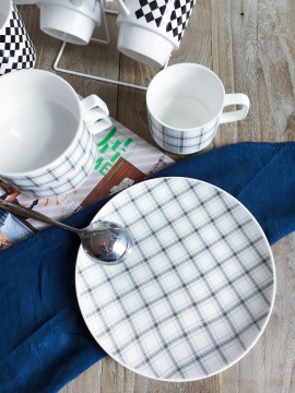 Chic Styling Porcelaine Round Dinner Plates