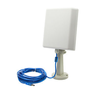 High-sensitivity USB WiFi 802.11bg Wireless Internet Adapter with 14dBi Wireless Antenna