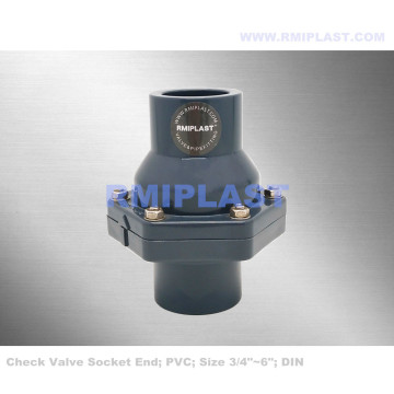 PVC Swing Check Valve Socket ANSI