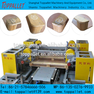 Four Head Wood Pallet Corner Round Machine Round Corner Cutter Machine