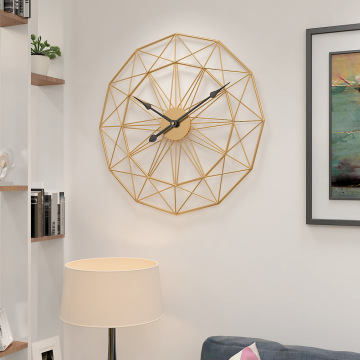 Nordic 60cm Geometric Wall Clock - Home Decor