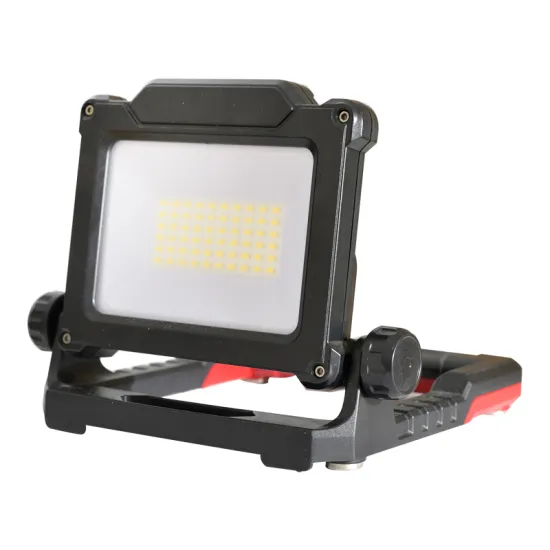 Emergency Square Folding Work Light: 25W, 2000 Lumens - Ideal for Construction Site Use