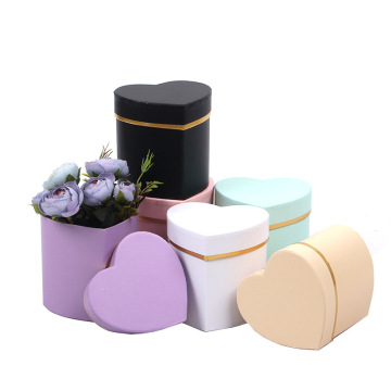 Partihandel Luxury Heart Flower Box Anpassa