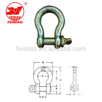 Stainless Steel Froged Screw Pin Anchor Shackle