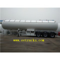 56000 lita 3 Axle LPG Tanker Semi Trailers