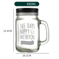 Beverage Use Bulk Glass Color Drinking Mason Jar