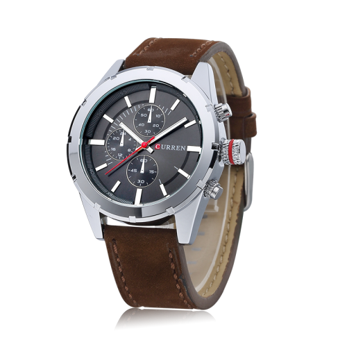 CURREN japan movements vintage quartz watch man
