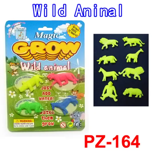 Magic Grow and Glow Small Wild Animal Toys