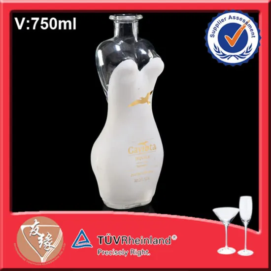 750 ml Hot Sale Decorative Swing Top Glass Bottles With Stoppers