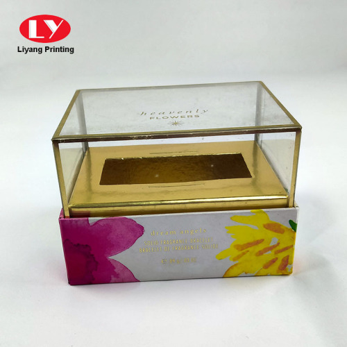 Fragrance Packaging Empty Clear Plastic Perfume Box