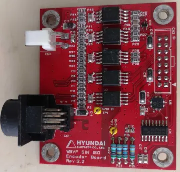 WBVF SIN ISO / Encoder Board Rev:2.2 for Hyundai Elevators WTN-2177