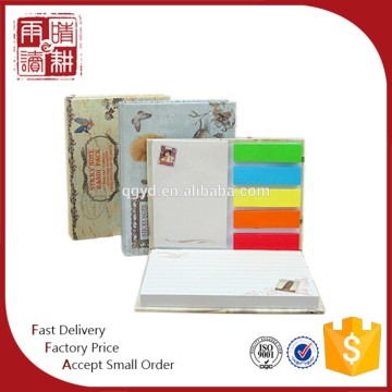 A6 Bulk school notebook with sticky color memo