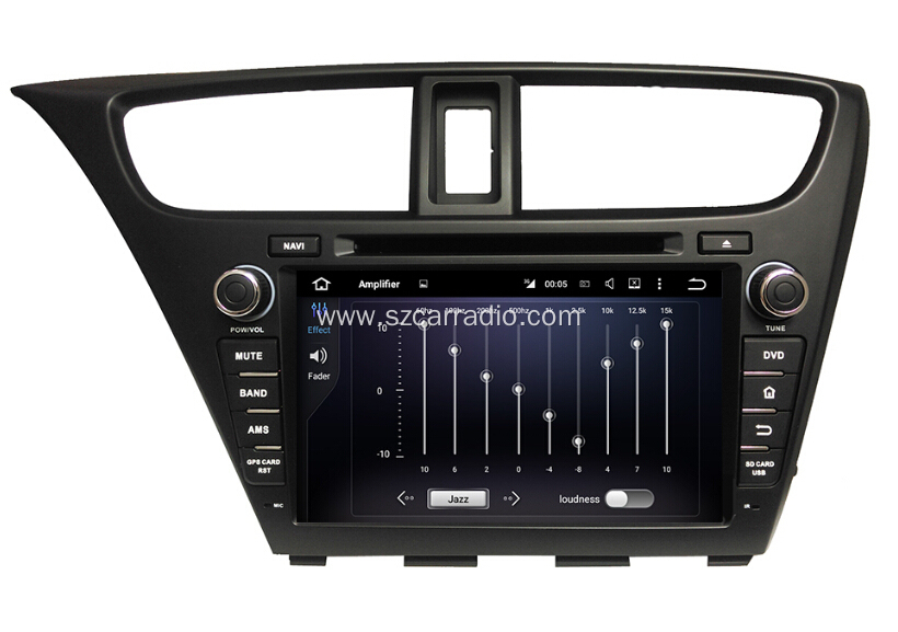 Honda Car DVD GPS Player For Civic Hatchback