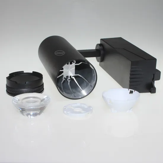 LEDEAST TLH60A-25 Aluminum LED Track Light Housing, 25W, 60x150mm