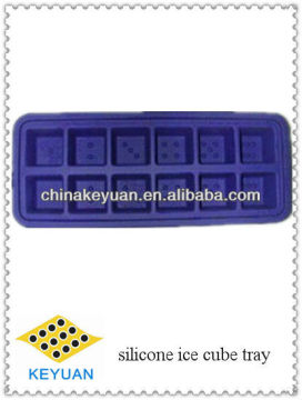 Custom silicone ice cube tray