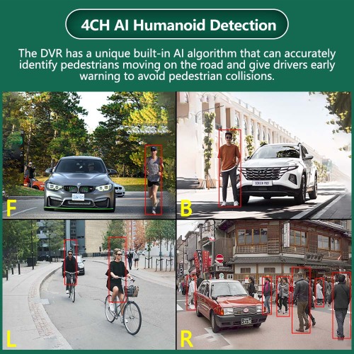 10.1 inch SA-KC44DH AI Humanoid Detection system truck