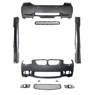 Auto Parts Car Body Kit E92 M3 Style Front Rear Bumper Side Skirts for BMW E92 2006-2009