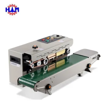 Bag Sealer Band Heat Sealing Machine with Zipper, Plastic Bag, Barcode Printing and Sealing Machine