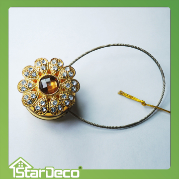 High quality Elegant Magnetic Clip / Wholesales decorative magnetic curtain clip