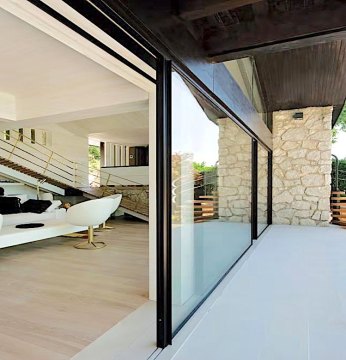 NFRC Certified Thermal Break Aluminum Heavy Duty Sliding Door
