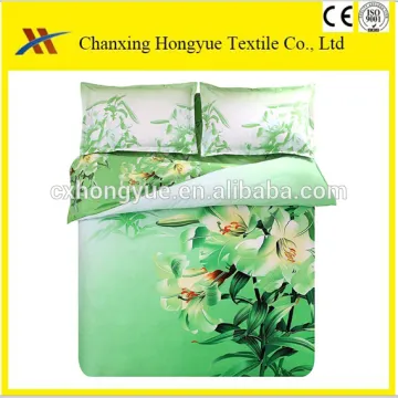 3D Screen Disperse printing For Polyester brushed textile fabrc for bedding sets from Changxing Manufacturer