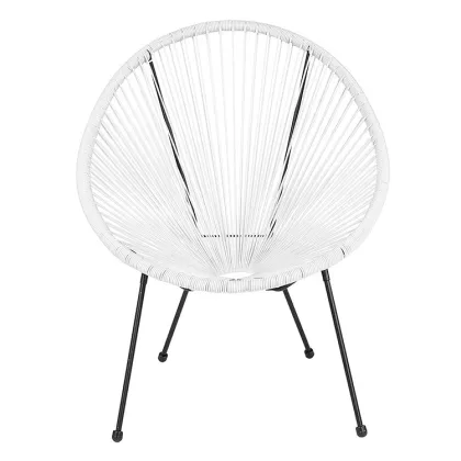 Black Garden String Moon Chair