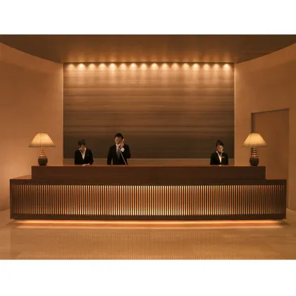 High-Quality Modern Luxury Reception Desks for Hotels - Foshan Manufacturer