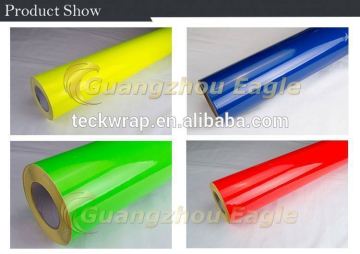 Decoration Use PVC Self Adhesive Fluorescent Vinyl Film