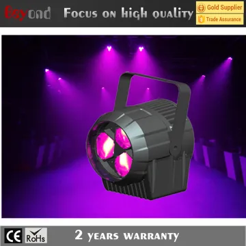 mini theatre stage light, 3 leds 15w 4in1 rgbw led zoom par, led par light