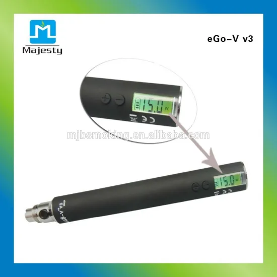 Newest pipe shape electronic cigarette ego vv3 electronic cigarette big battery