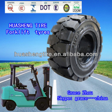 Hot sale high quality 2014 new solid forklift tyres 21/8-9 made in china tire factory in good price