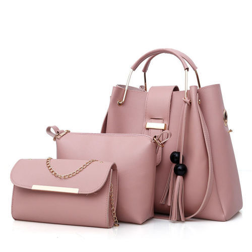 Bucket Bags Set For Women Leather Handbags