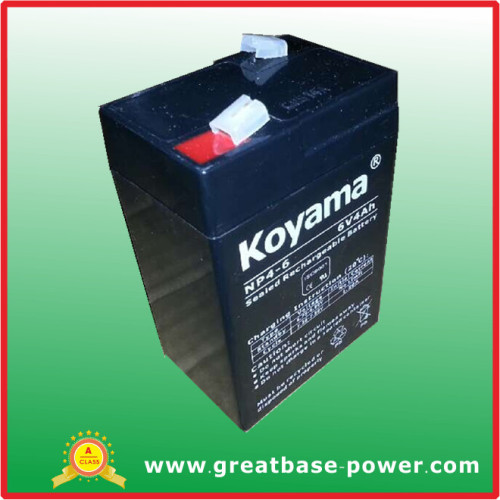 4ah 6V Sealed AGM Battery for Light Tool