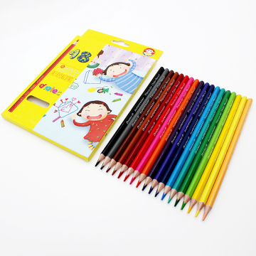 Custom Wooden Soft Core Colored Pencil Sets for Kids