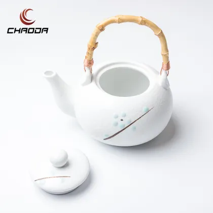 Handmade Japanese Kung Fu Teapot Set - Eco-Friendly Ceramic Tea Pot