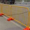 Barricadas de control de multitudes de barricada de seguridad vial de acero temporal