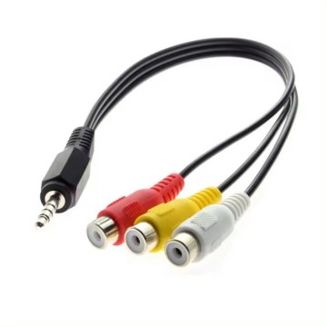 3.5mm to RCA AV Camcorder RCA Audio Cable