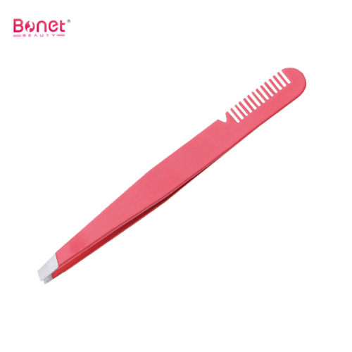 Best slant tip eyebrow tweezers with comb end